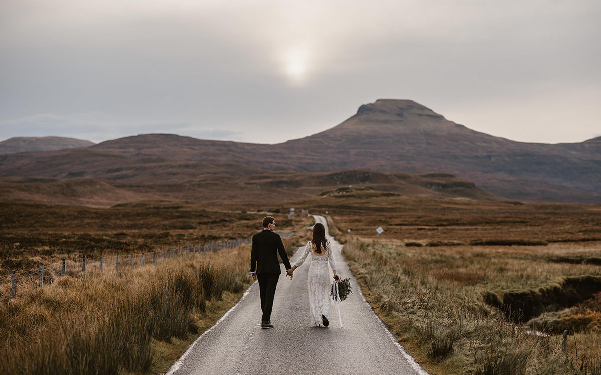 Aneta i Bartek / Sesja ślubna w Szkocji, czyli wyspiarskie krajobrazy Isle of Skye.
